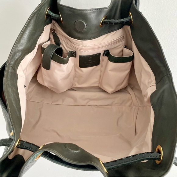 Cole Haan Gold Fish Patchwork Handbag - Picture 6 of 11